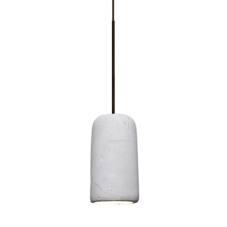 Besa Lighting Glide Cord Pendant, Natural, Bronze, 1x3W LED 1XT-GLIDENA-LED-BR